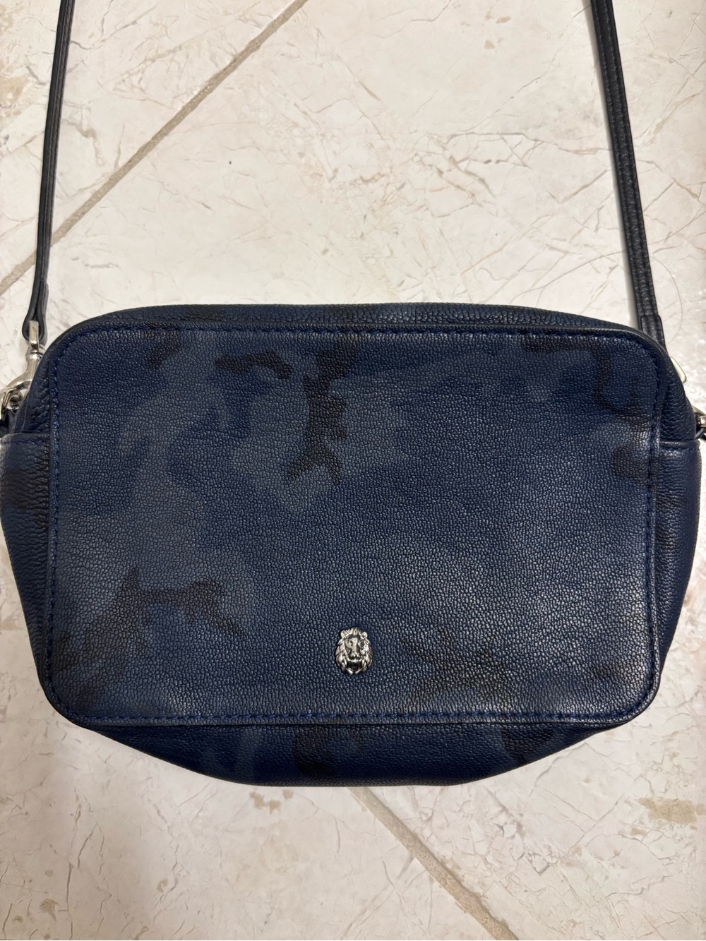 Mulberry Cara Delevingne Camo Zipped Pochette Wristlet / Crossbody Bag.